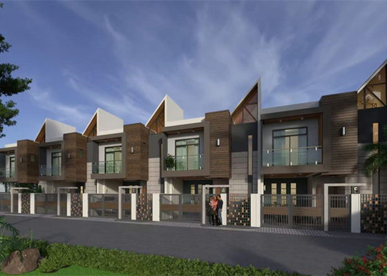 Prefabricated Lightweight Steel Structure House Galvanized Light Steel Villa