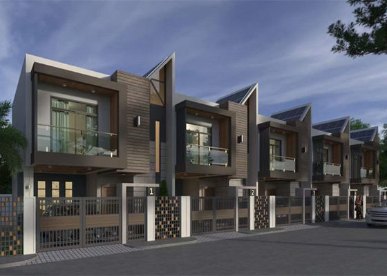Prefabricated Lightweight Steel Structure House Galvanized Light Steel Villa