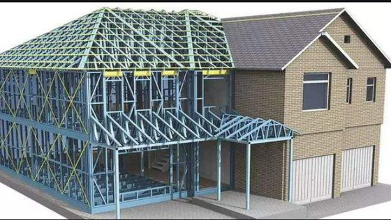 Prefabricated Lightweight Steel Villa With High Design Flexibility