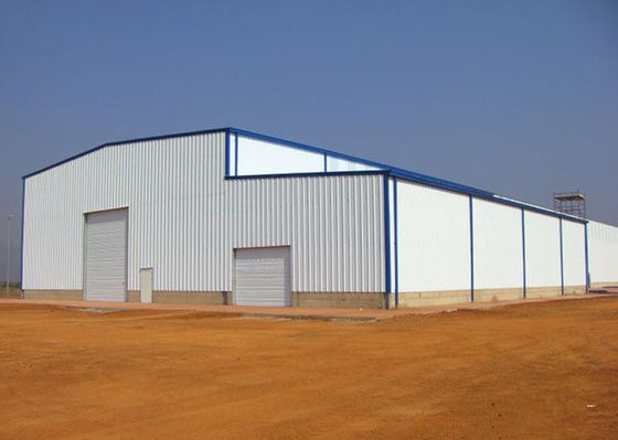 Q235 / Q355 Steel Structure Warehouse Prefabricated Steel Frame Buildings