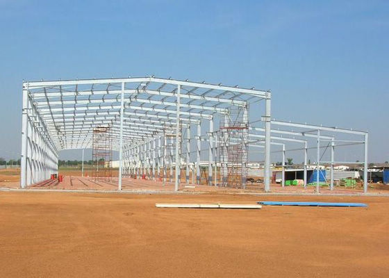 Q235 / Q355 Steel Structure Warehouse Prefabricated Steel Frame Buildings