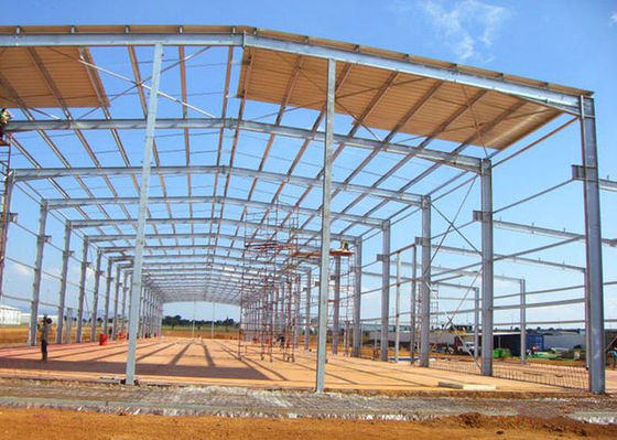Q235 / Q355 Steel Structure Warehouse Prefabricated Steel Frame Buildings