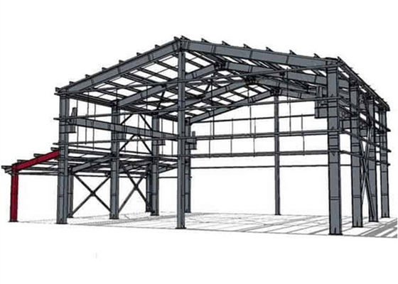 Industry Steel Structure Hangar Frame Prefab Steel Fabrication Workshop
