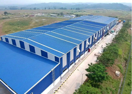 Q235 / Q355 Steel Structure Warehouse Prefabricated Steel Frame Buildings