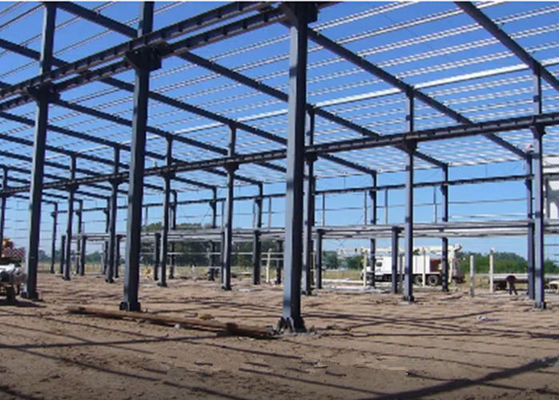 Q235 / Q355 Steel Structure Warehouse Prefabricated Steel Frame Buildings