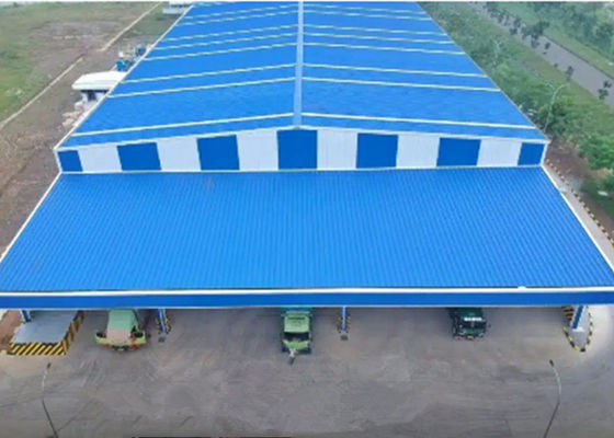 Q235 / Q355 Steel Structure Warehouse Prefabricated Steel Frame Buildings