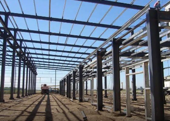 Q235 / Q355 Steel Structure Warehouse Prefabricated Steel Frame Buildings