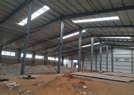Industry Steel Structure Hangar Frame Prefab Steel Fabrication Workshop
