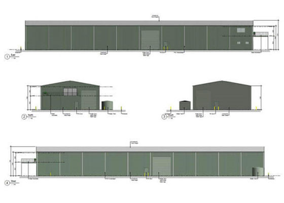 GB Standard Bending Industrial Steel Structure Workshop Building