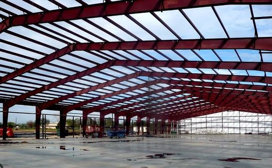Welded H Section Steel Structure Storage Warehouse With Good Load Bearing Capacity
