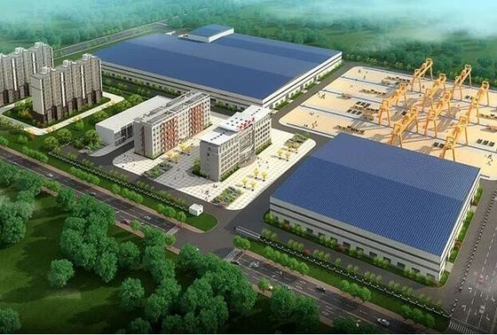 Welded H Section Steel Structure Storage Warehouse With Good Load Bearing Capacity