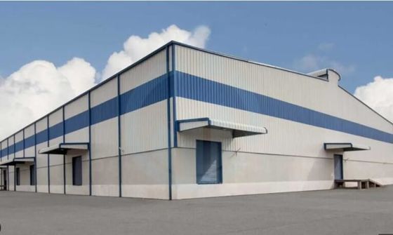 Welded H Section Steel Structure Storage Warehouse With Good Load Bearing Capacity