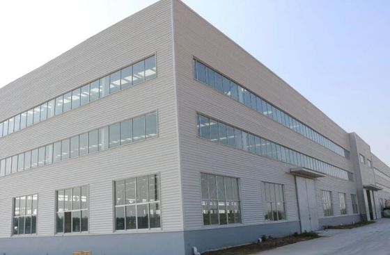 Insulated Steel Structure With Durable Wall Prefabricated Office Building