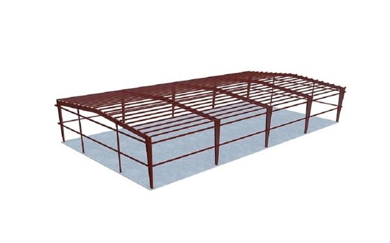 Prefab Building Gable Frame Light Metal Industrial Steel Structure