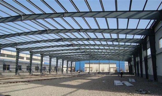 Prefab Portal Frame Steel Structure Building For Storage With H-Section Steel