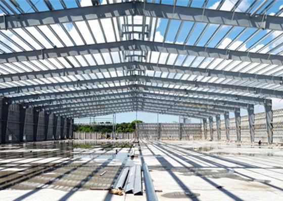 Prefabricated Metal Construction Steel Structure Frame Warehouse Garage Factory