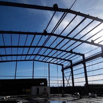 Steel Frame Workshop Building Structural Warehouse Construction