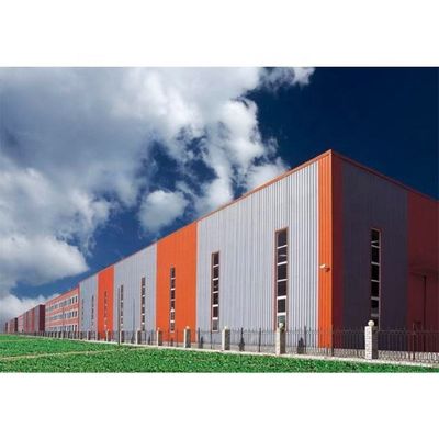 Large Span Weld H Beam Prefabricated Steel Structure Workshop Construction