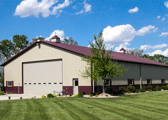 Industrial Prefab Steel Structure Warehouse Frame Construction Building Garage