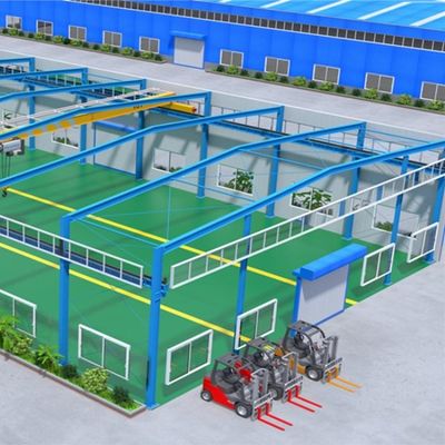 Hot Rolled H Section Steel Beam Steel Structure Warehouse with Q355B Steel