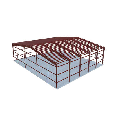 Prefab Steel Structure Building Workshop Warehouse Windproof