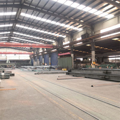 Q355 Welded H Section Steel Structure Workshop Construction Painted