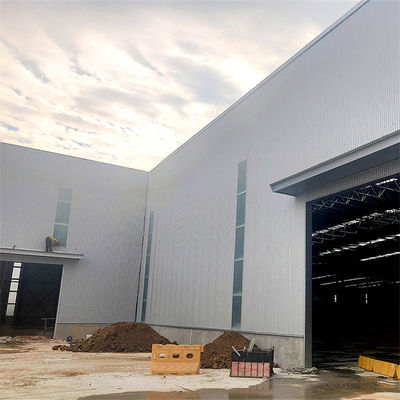 Prefabricated Steel Structure Garage Workshop Industrial Frame Building