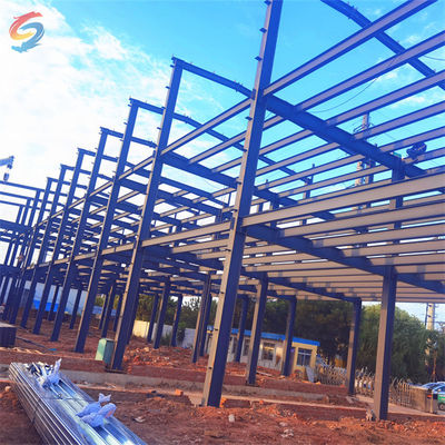 Steel Structure with Aluminum and KFC Door and Aluminum Windows and PVC Door