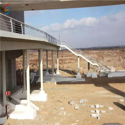 Steel-Framed Building With Hot Rolled/Welded H-Section Steel For Subway Station