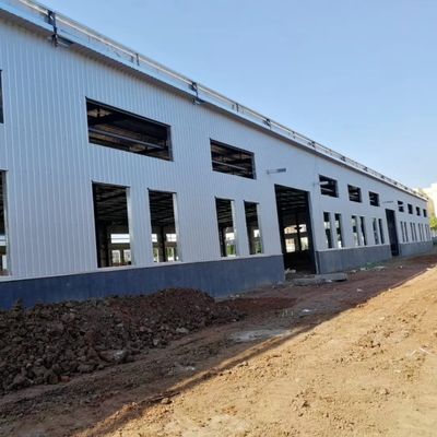 Custom Steel Structure Shed Fabrication Warehouse For Construction Building