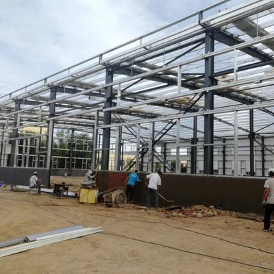 Light Weight Modular Prefabricated Steel Structure Metal Frame Warehouse Workshop