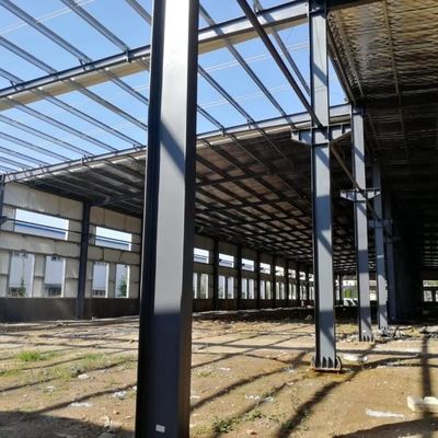Custom Steel Structure Shed Fabrication Warehouse For Construction Building