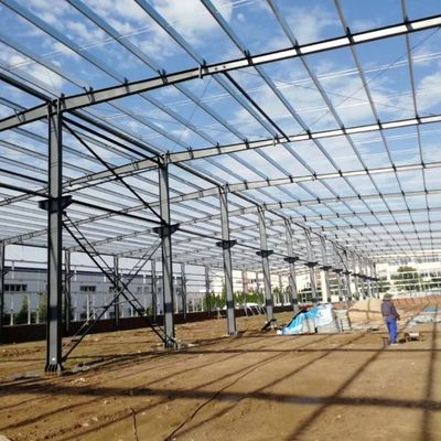 Easy Assembled Large Span Steel Structure Building Prefab Metal Warehouse
