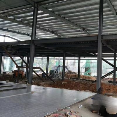 Premium Light Metal Sloping Roof Steel Structure Building Workshop