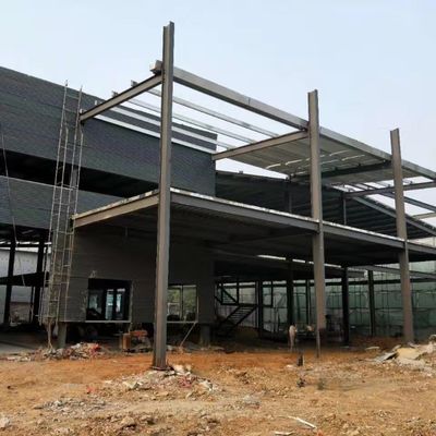 Premium Light Metal Sloping Roof Steel Structure Building Workshop