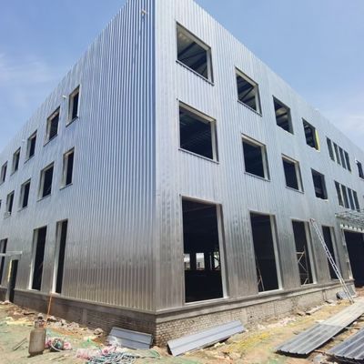 H Section Steel Structure Building Workshop Customized Dimension