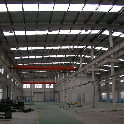 Q355/ Q235 Steel Structure Workshop with Optional Insulation and UPVC Downpipe