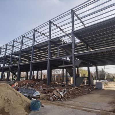 Welded H Section Steel Structure Warehouse With Good Load Bearing Capacity