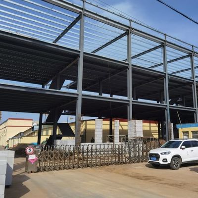 Welded H Section Steel Structure Warehouse With Good Load Bearing Capacity