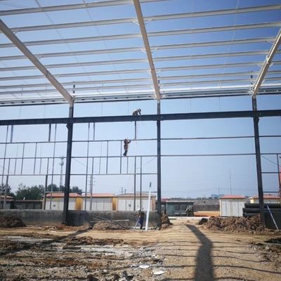 Welded H Section Steel Structure Warehouse With Good Load Bearing Capacity