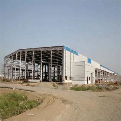 Q355B/ Q235B Steel Metal Warehouse Featuring Hot Rolled H Section Columns