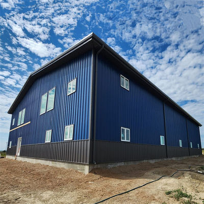 Welding Steel Structure Workshop With Q355/ Q235 Material And Optional Insulation