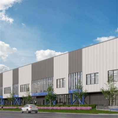 Customized Prefabricated Steel Commercial Building With Floor Deck And Concrete Foundation
