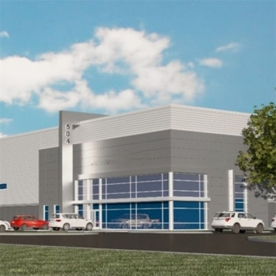 Customized Prefabricated Steel Commercial Building With Floor Deck And Concrete Foundation