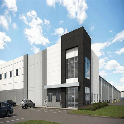 Aluminum windows office building incorporating Floor Deck Concrete designed for urban commercial developments and office complexes