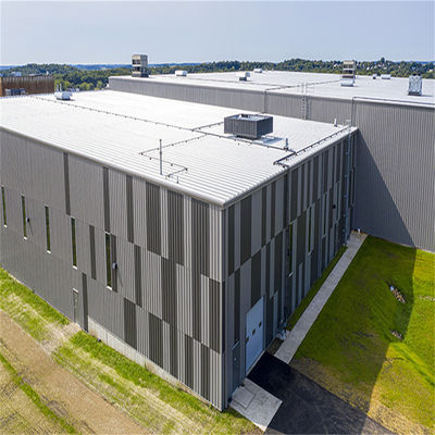 Prefabricated Light Steel Frame Workshop Steel Corn Processing Plant