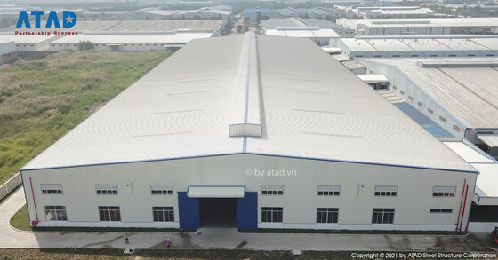 Industrial prefabricated steel structure frame, steel structure processing and manufacturing workshop