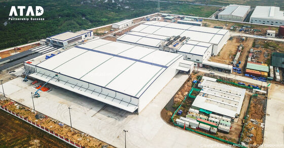 Industrial prefabricated steel structure frame, steel structure processing and manufacturing workshop