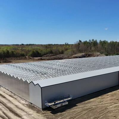 Wenluo Sightseeing Glass Greenhouse - Large-scale Vegetable Planting Greenhouse