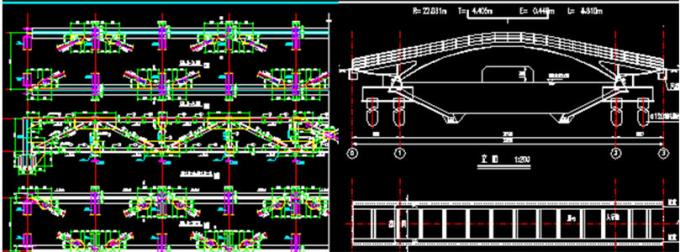 Structure Prefabricated Steel Truss Pedestrian Bridge Construction 0